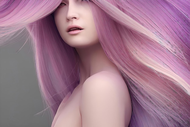 Dye your hair with pastel colors for a unique and fashionable lookxAxAxA