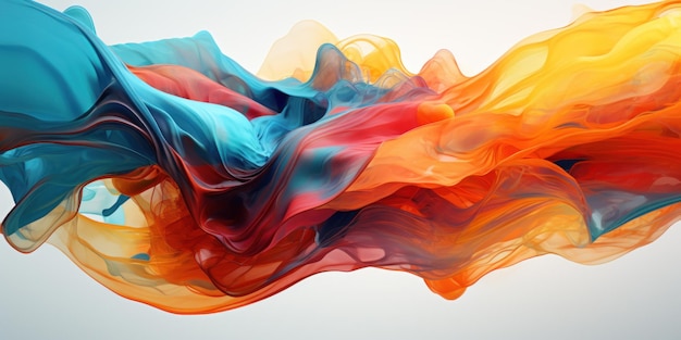 Dynamic 3D extrusion showcasing a vibrant abstract pattern with depth and texture AI generative