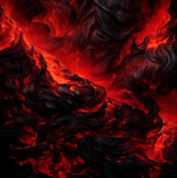 Dynamic 3D Magma Texture Background