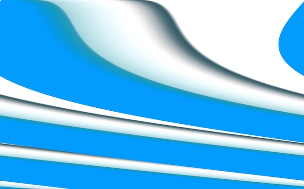 Dynamic blue white curve vibrant gradient abstract background