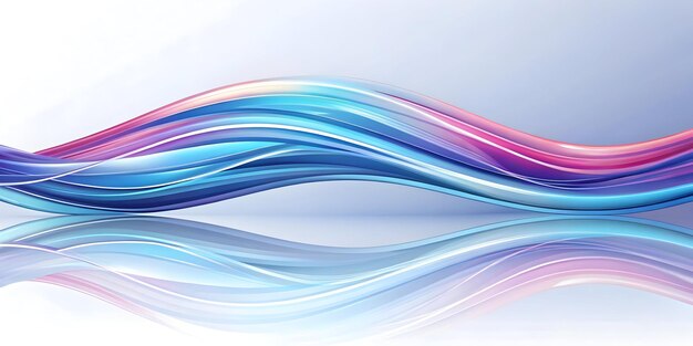 Dynamic Business Data Flow Abstract Streams en Iconen op een platte glanzende achtergrond Vector Illustrati
