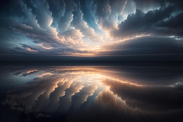 dynamic cloud formations dancing across the sky