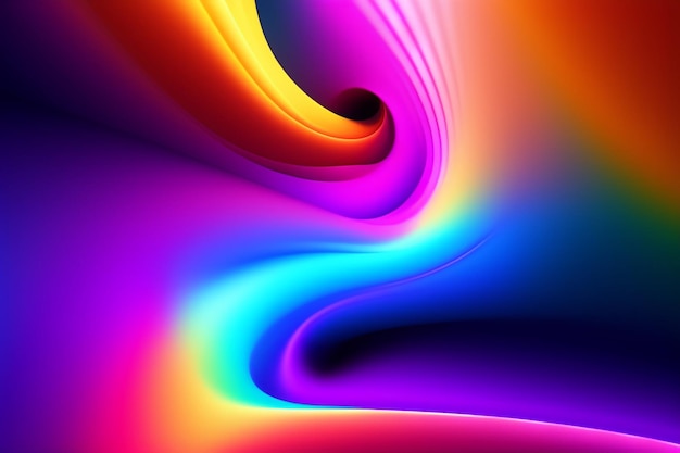 Dynamic color fluid shape concept background wallpaper