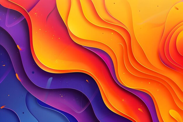 Photo dynamic colorful abstract background
