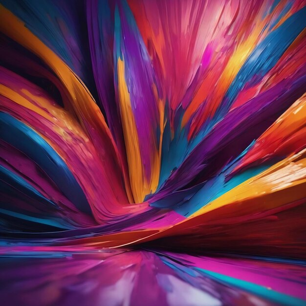 Dynamic colorful abstract background