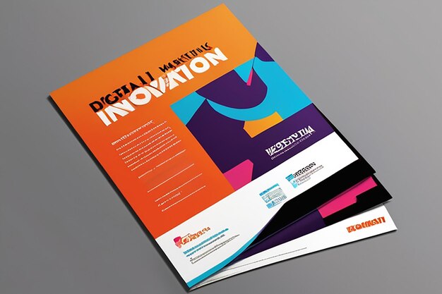 Dynamic Creativity Digital Innovation Letterhead Design