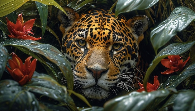 Photo the dynamic and diverse wildlife of the amazon rainforest