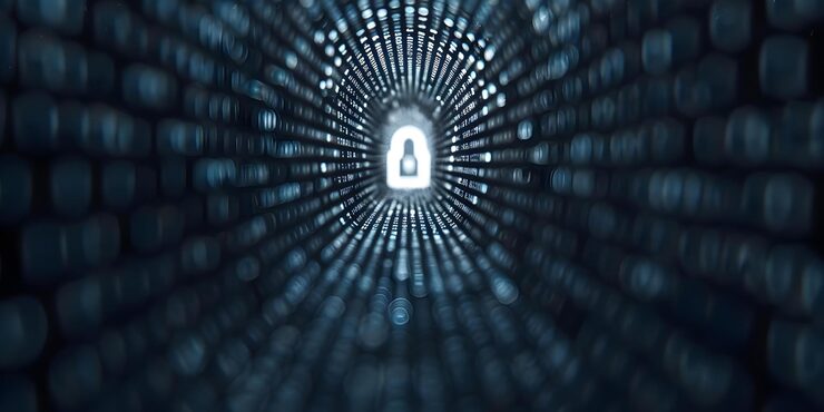 Photo dynamic dramatic secure encryption coding with copy space concept encryption coding dynamic security copy space dramatic design