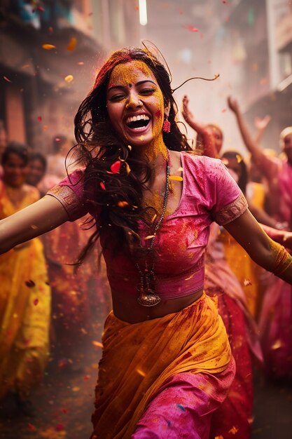 holi dance performance
