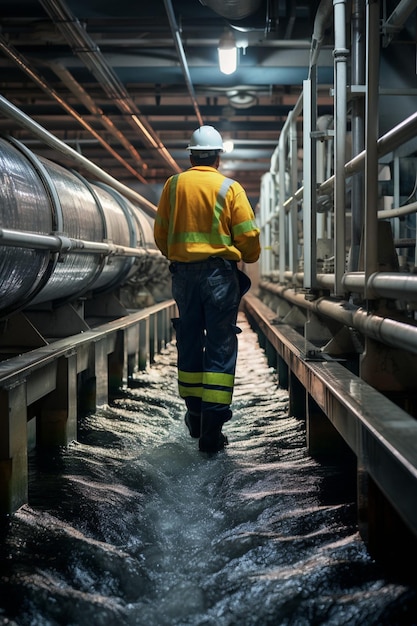 Photo the dynamic environment of a water treatment facility