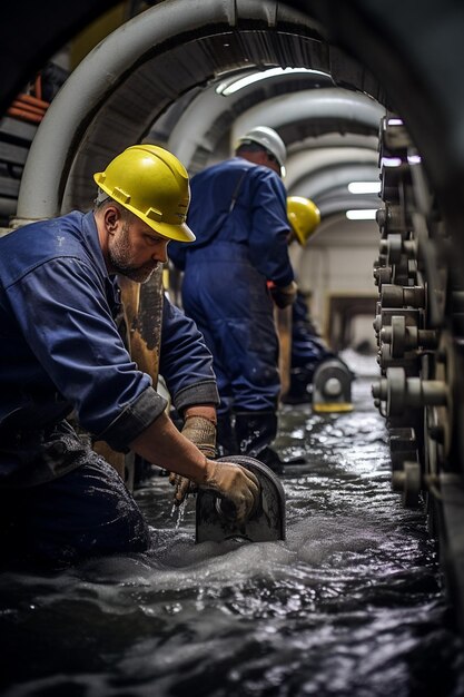 Photo the dynamic environment of a water treatment facility