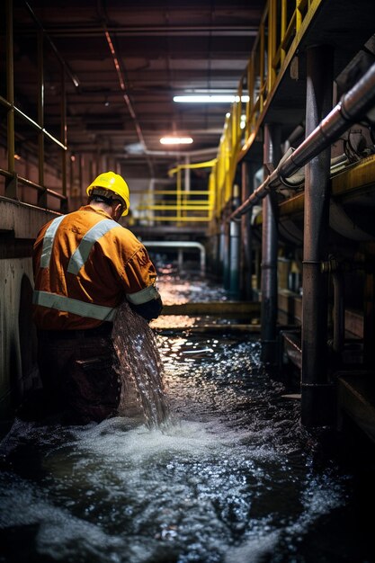 Photo the dynamic environment of a water treatment facility