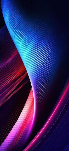 Dynamic Fusion achtergrond Abstract 3d Wave Wallpaper voor moderne zakelijke technologie Generatieve AI