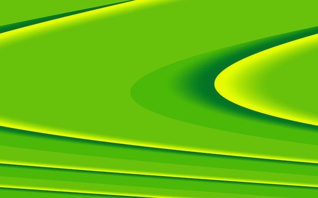 Dynamic green curve vibrant gradient abstract background