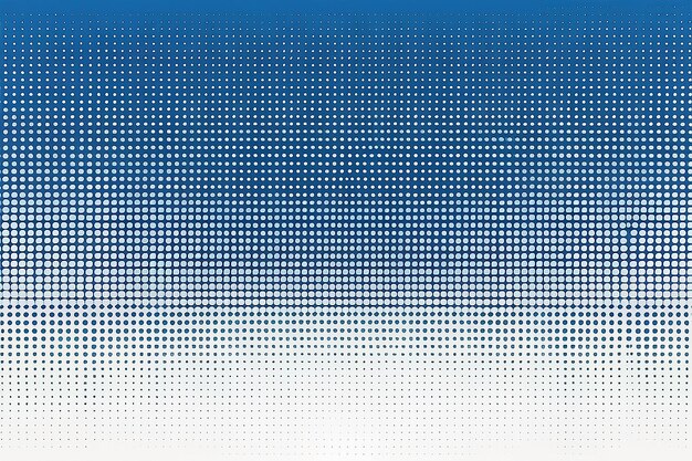 Dynamic Halftone Dots Gradient Modern Grunge Texture in Blue and White