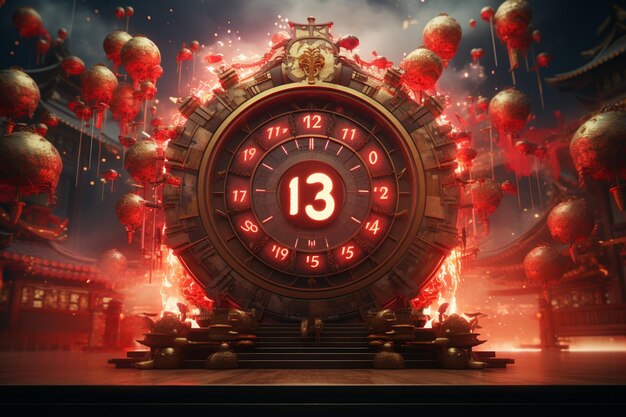 chinese new year countdown timer
