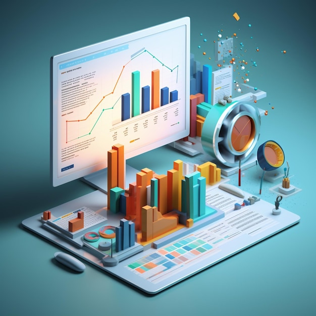 Dynamic and informative threedimensional graph visualization illustrating complex data relationships