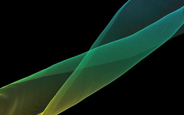 Dynamic Line curve vibrant gradient abstract background