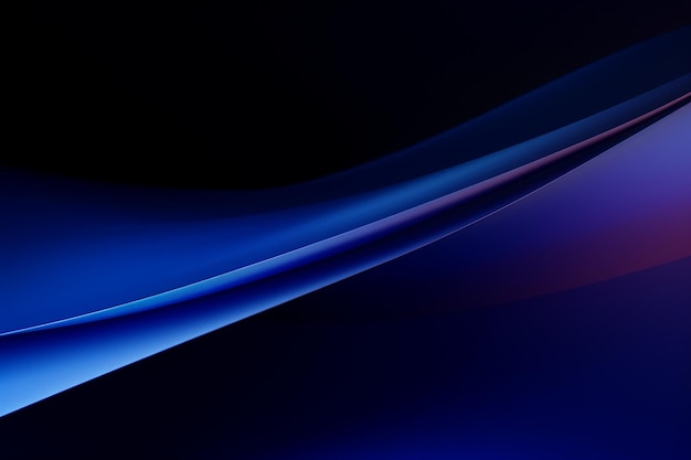 Dynamic lines gradient symphony in blue