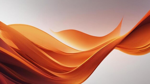 Dynamic orange curve vibrant gradient abstract background