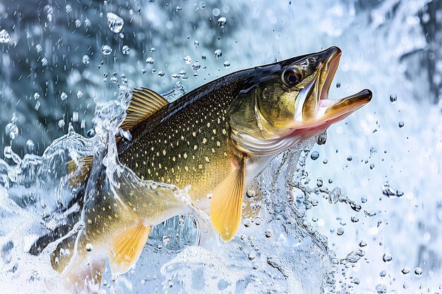 Dynamic Pikeperch Gliding Through Rapids