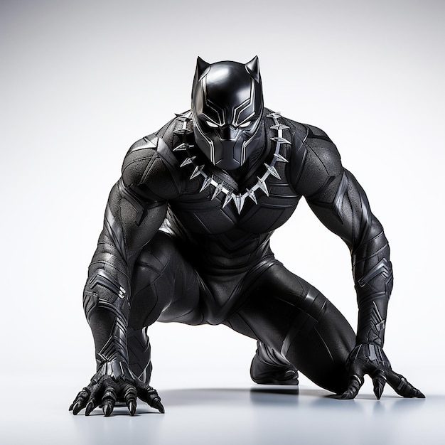 Commemorative Black Panther Action Figure 18cm - Marvel Official