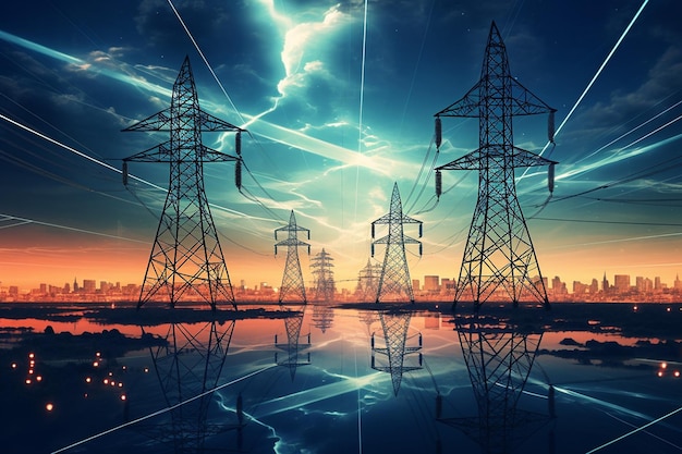 ダイナミック電力ネットワークの強化された接続性と再生可能エネルギー発電AI