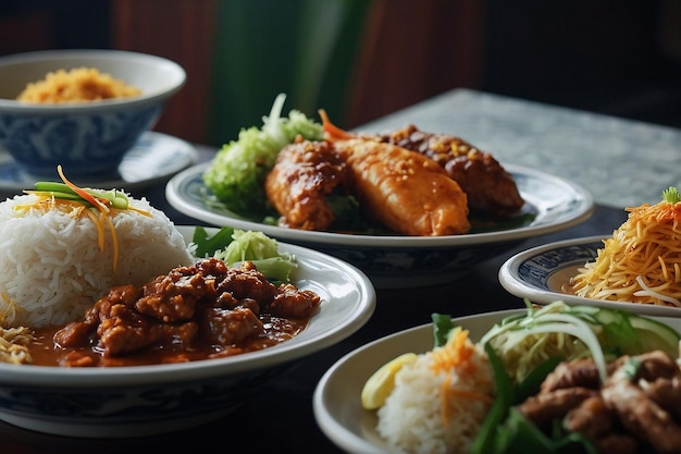 Photo dynamic scene captures the essence of nasi liwet dinin