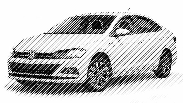 dynamic speed and motion a sports car with streaking effects