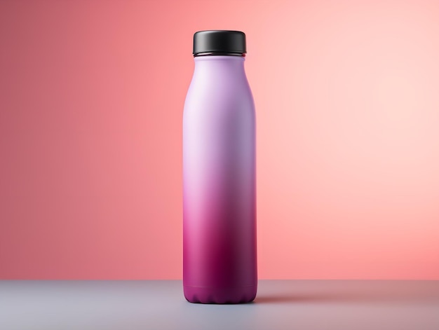 Dynamic Sports Water Bottle Mockup AI Generated