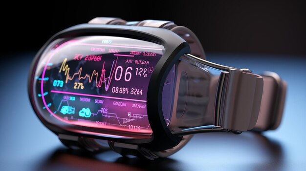 Photo dynamic visualization of a wearable oxygen wallpaper