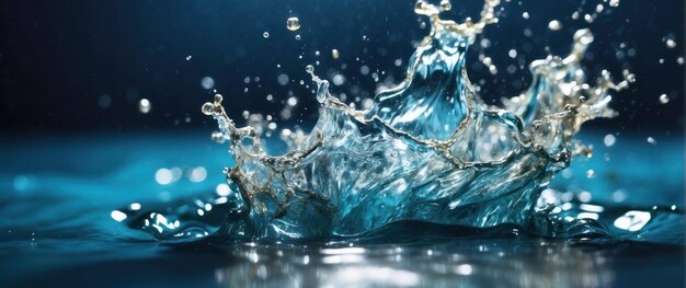 Dynamic water splash captured in high detail