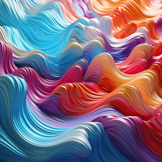 Dynamic Waves of Color