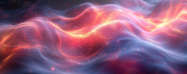 Photo dynamic waves of energy propagating wallpaper