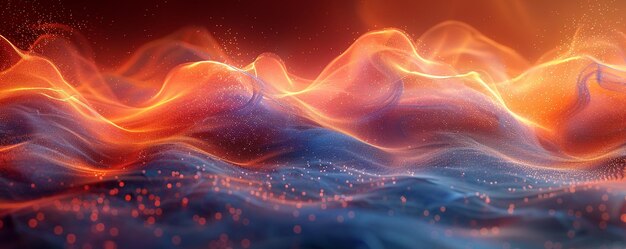 Photo dynamic waves of energy rippling background