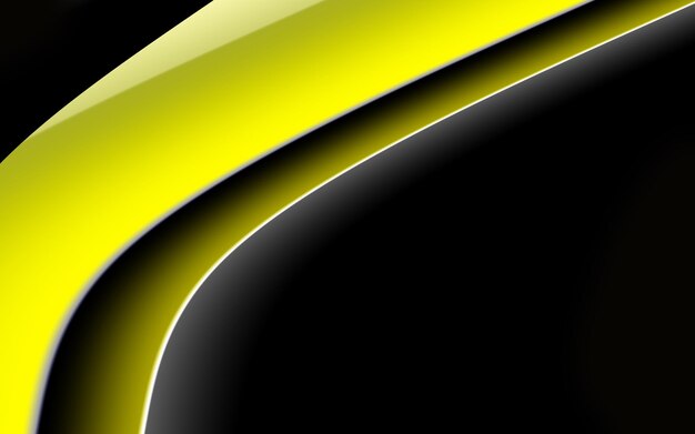 Dynamic yellow vibrant gradient abstract background