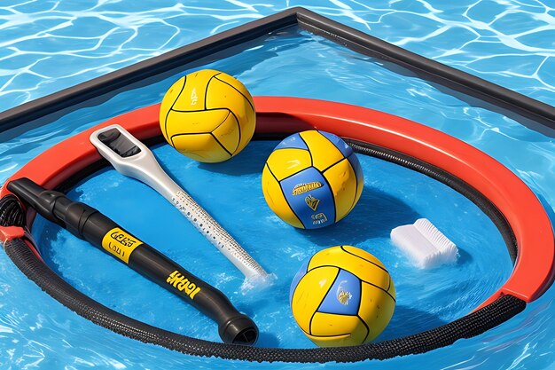 Dynamische waterpolo-gereedschapskist