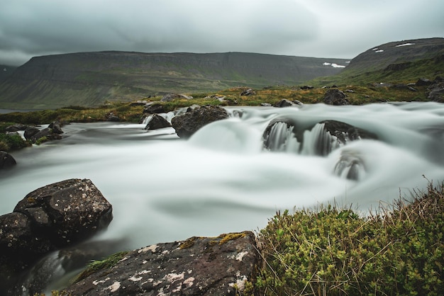 Dynjandi waterfall Iceland