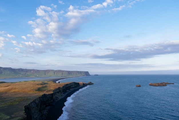 Dyrholaey cape a tourist attraction in Iceland