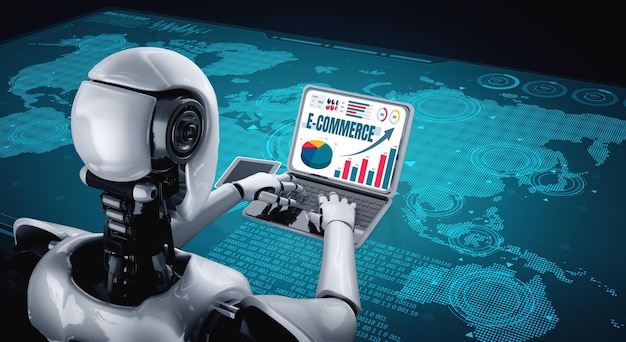 E-commerce data software biedt een modisch dashboard voor verkoopanalyse