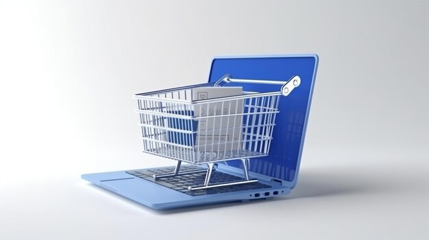E-commerce-idee of -winkel GENERATEER AI
