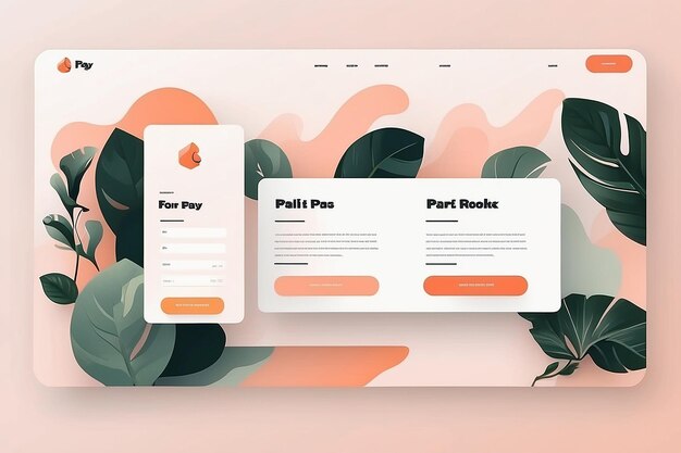 E-commerce website pay out pagina sjabloon ontwerp voor webontwikkeling Webontwerp UIUX ontwerp