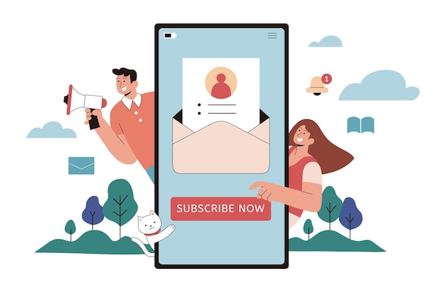 E-mail nieuwsbrieven abonnement CTA