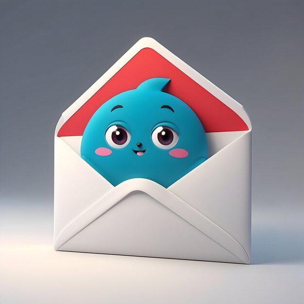 E-mail symbool Envelope icoon Boodschap communicatie Open e-mail illustratie Inbox symbool E-mail bezorging