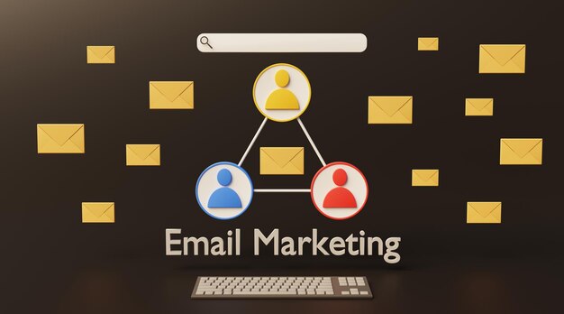 E-mailmarketing bestaat uit het verzenden van massaberichten naar klanten en gebruikers