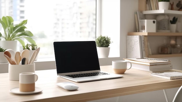 Clean Modern Desk Setup