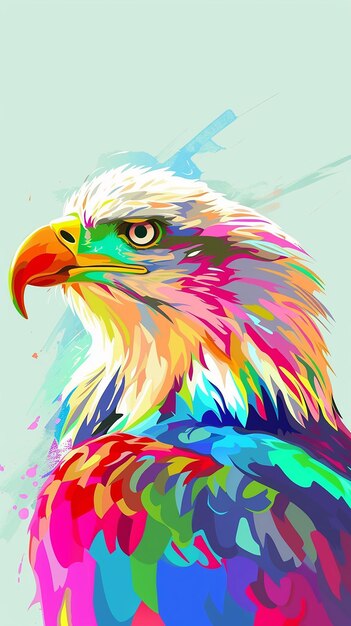 Photo eagle abstract wallpaper contrast background