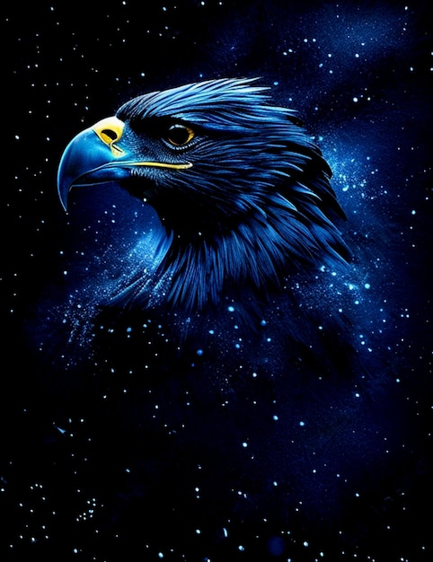 Photo eagle head illustration image