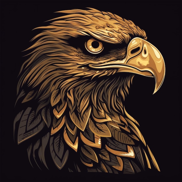 eagle head illustration