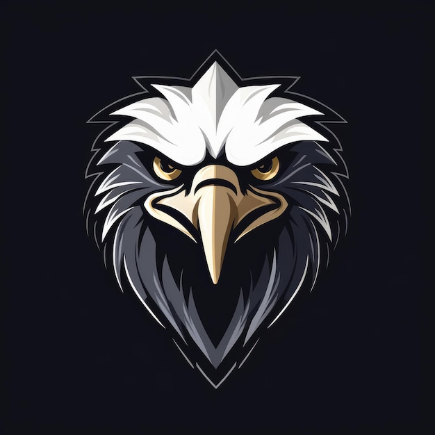 Photo eagle head illustration